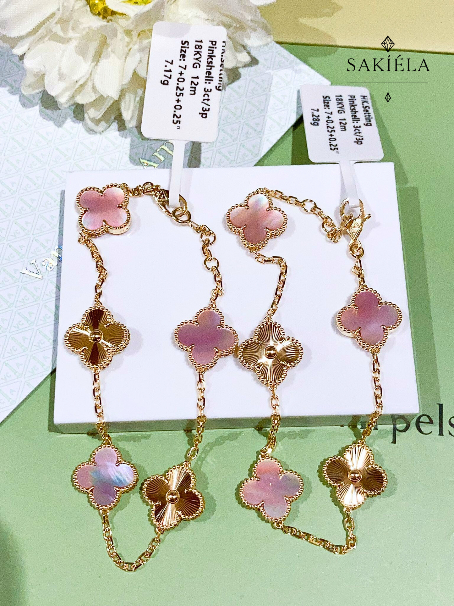 Van Cleef & Arpels Alhambra 5 Motif Bracelet