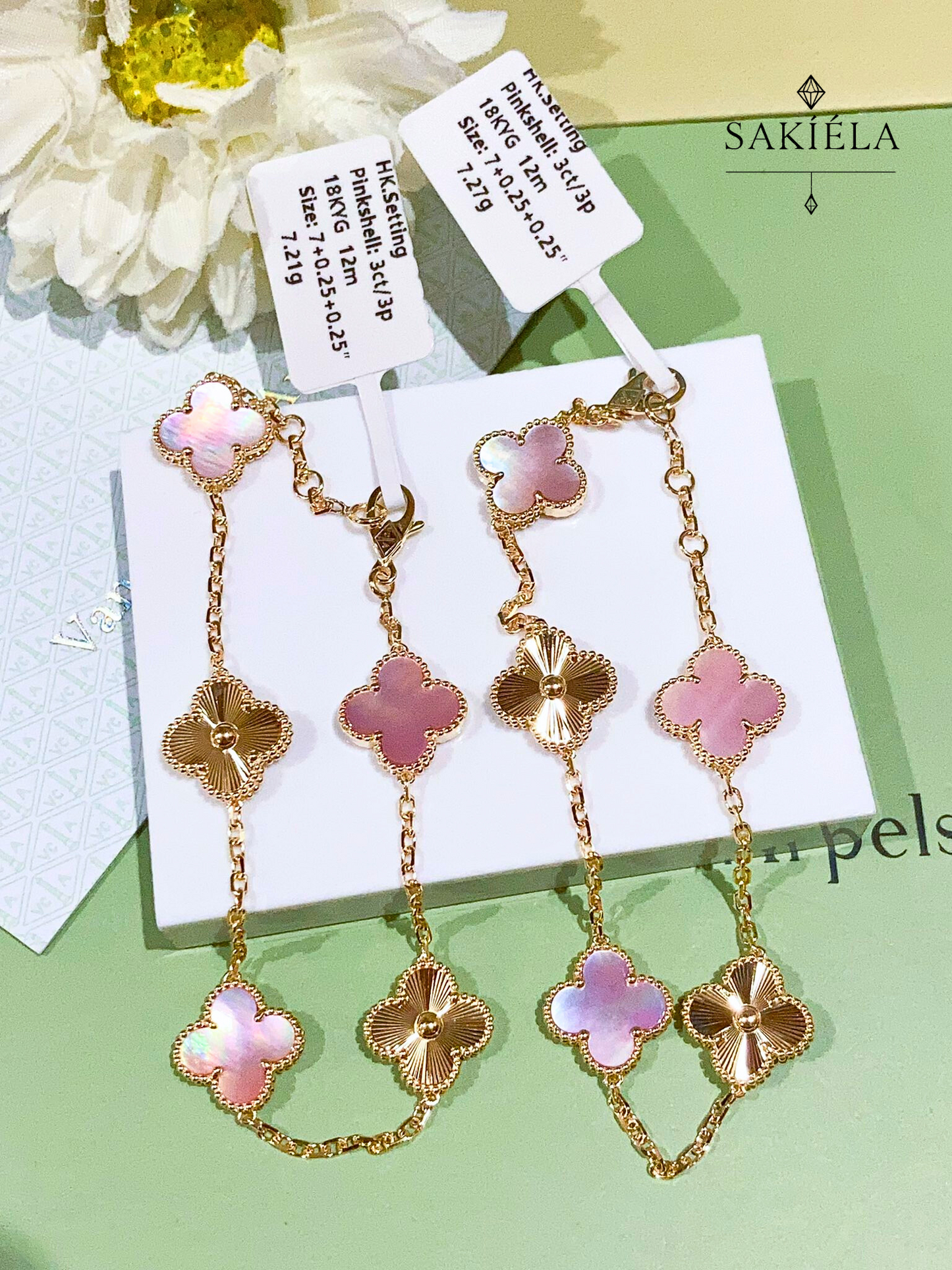 Van Cleef & Arpels Alhambra 5 Motif Bracelet