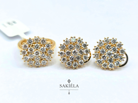 Diamond Ring & Earrings Set 34