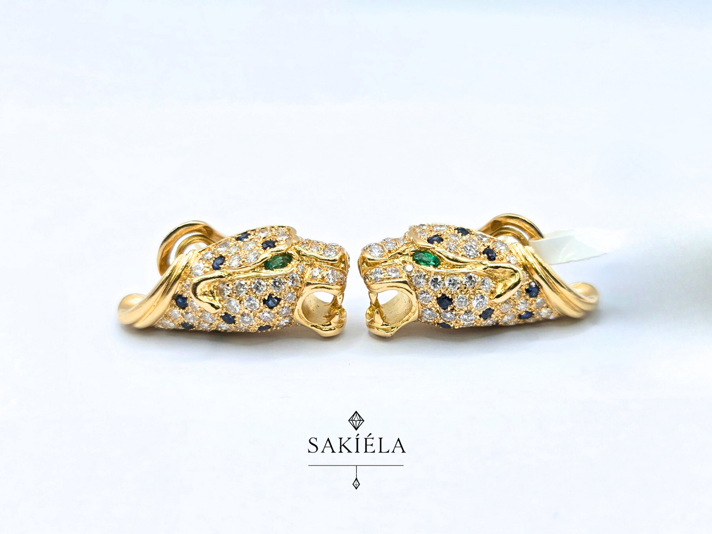 Panther Earrings - 2cts