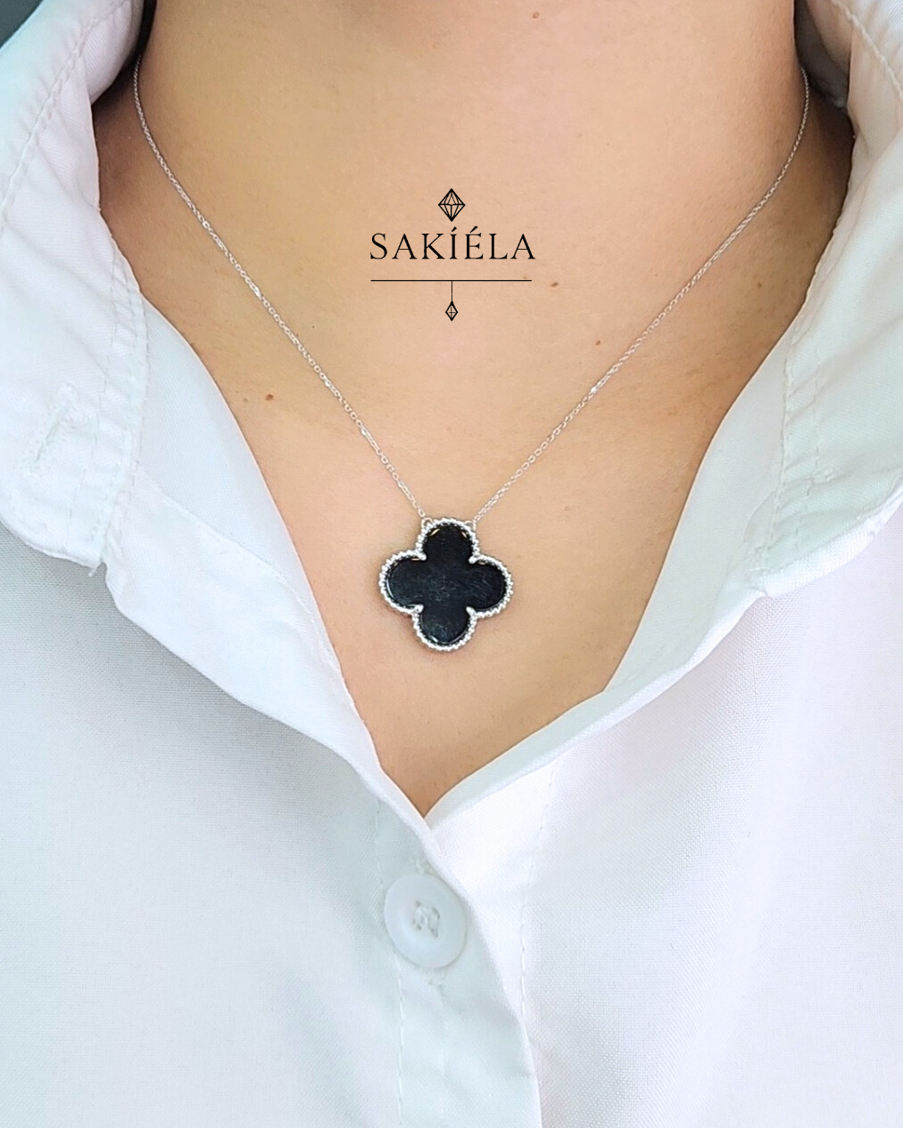 Clover Motif Necklace - 0.93cts
