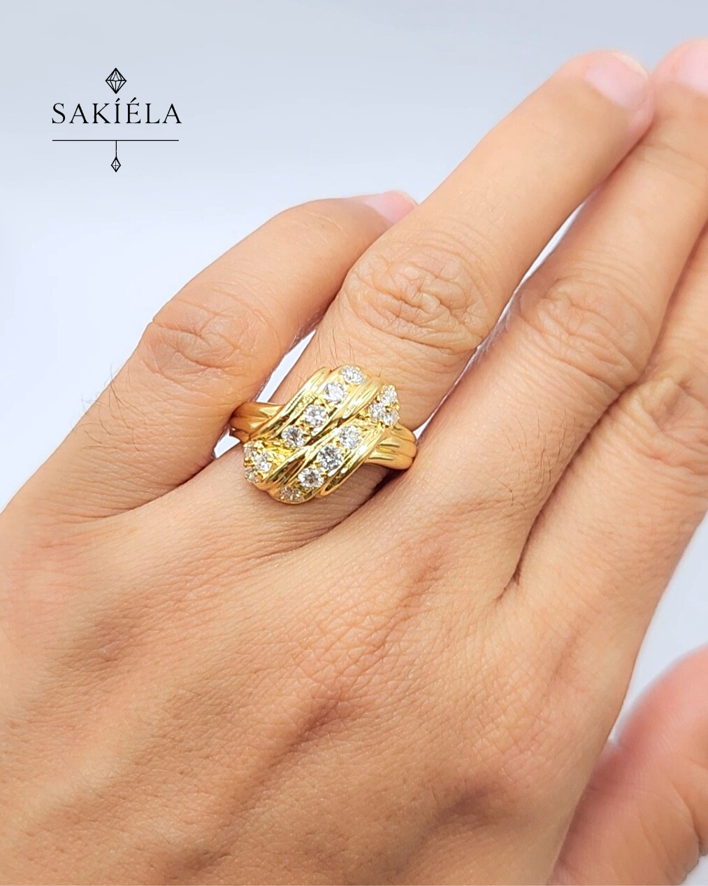 Twist Ring - 0.74cts