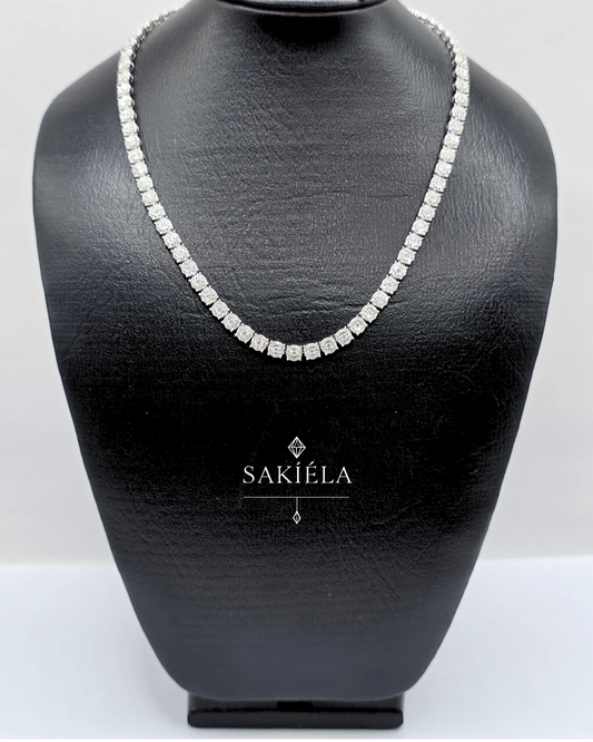 Tennis Necklace - 4.522cts