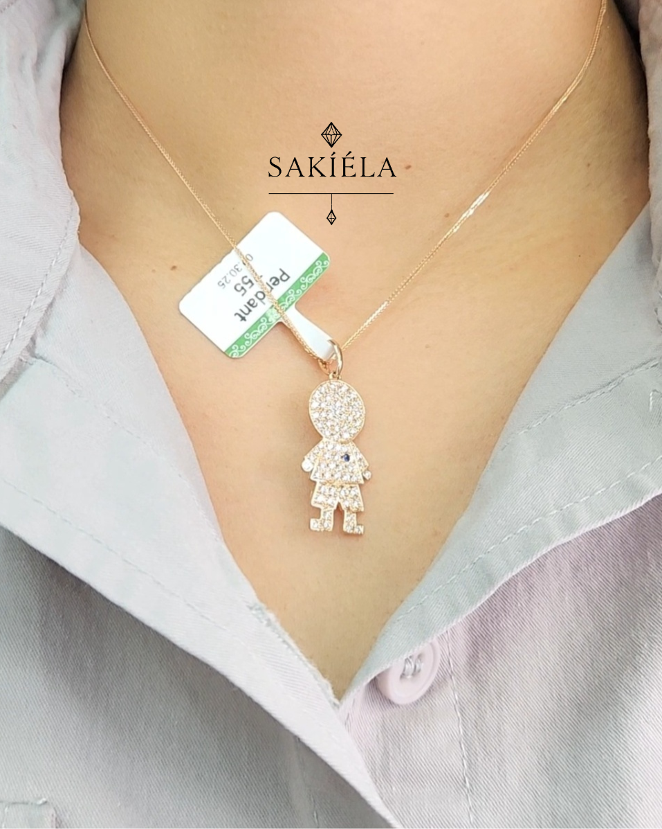 Man Pendant - 1.20cts