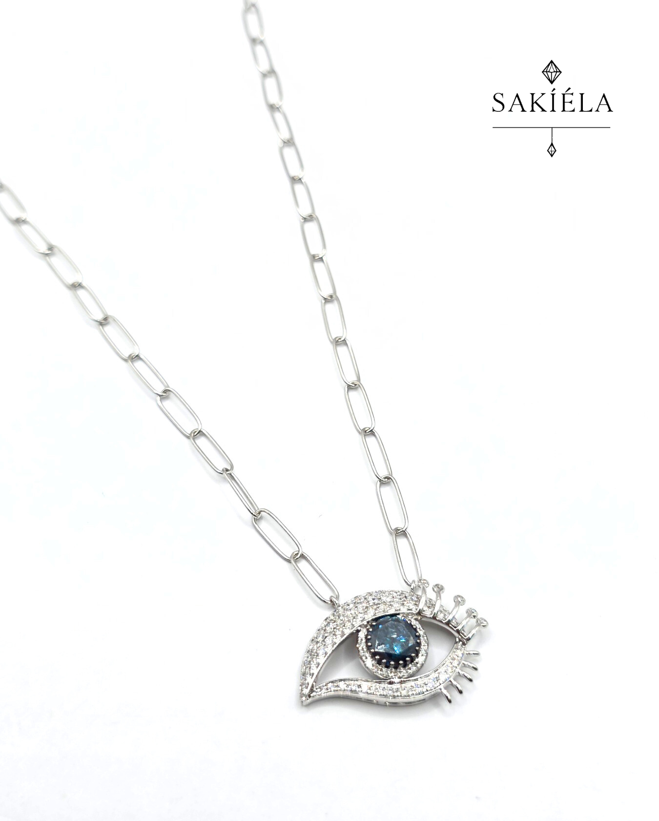 Evil Eye Necklace - 1.49cts