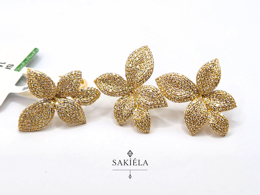 Diamond Ring & Earrings Set 14