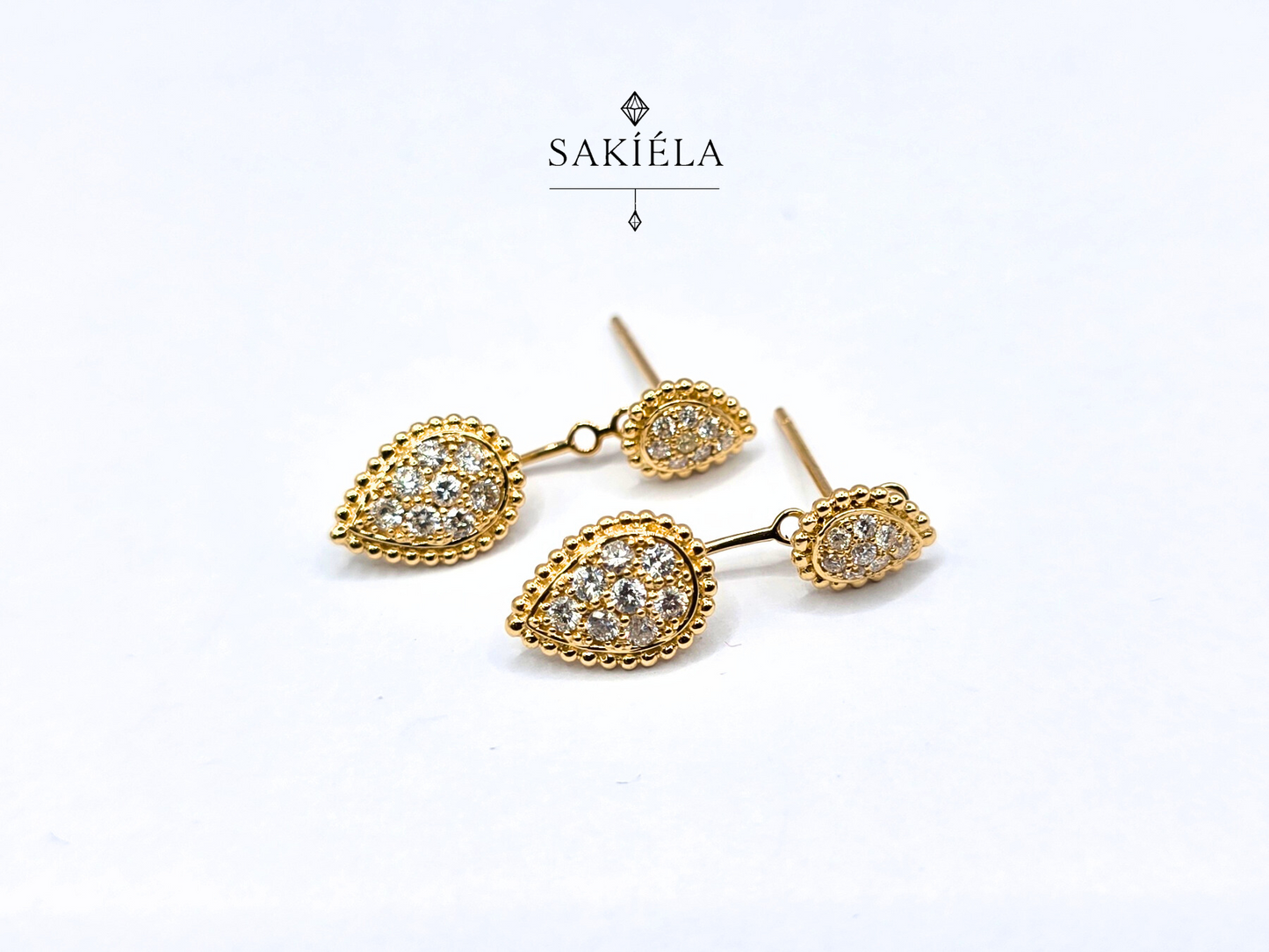 Diamond Earrings - 0.73cts