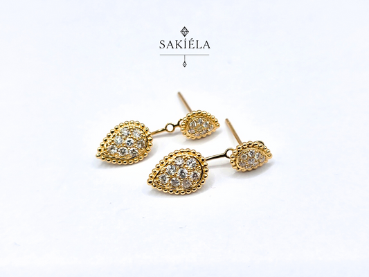 Diamond Earrings - 0.73cts