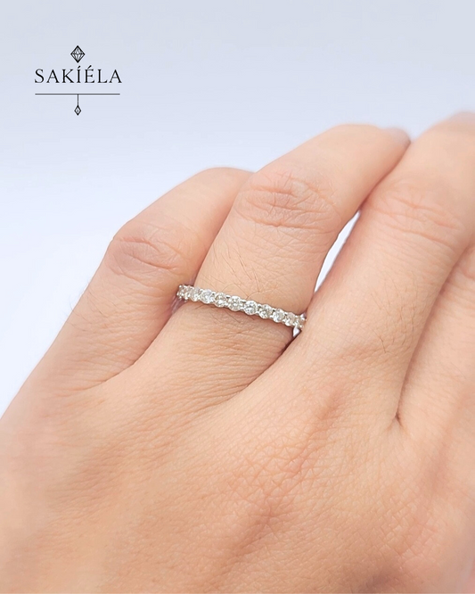 Tennis Ring (White Gold) - 1ct
