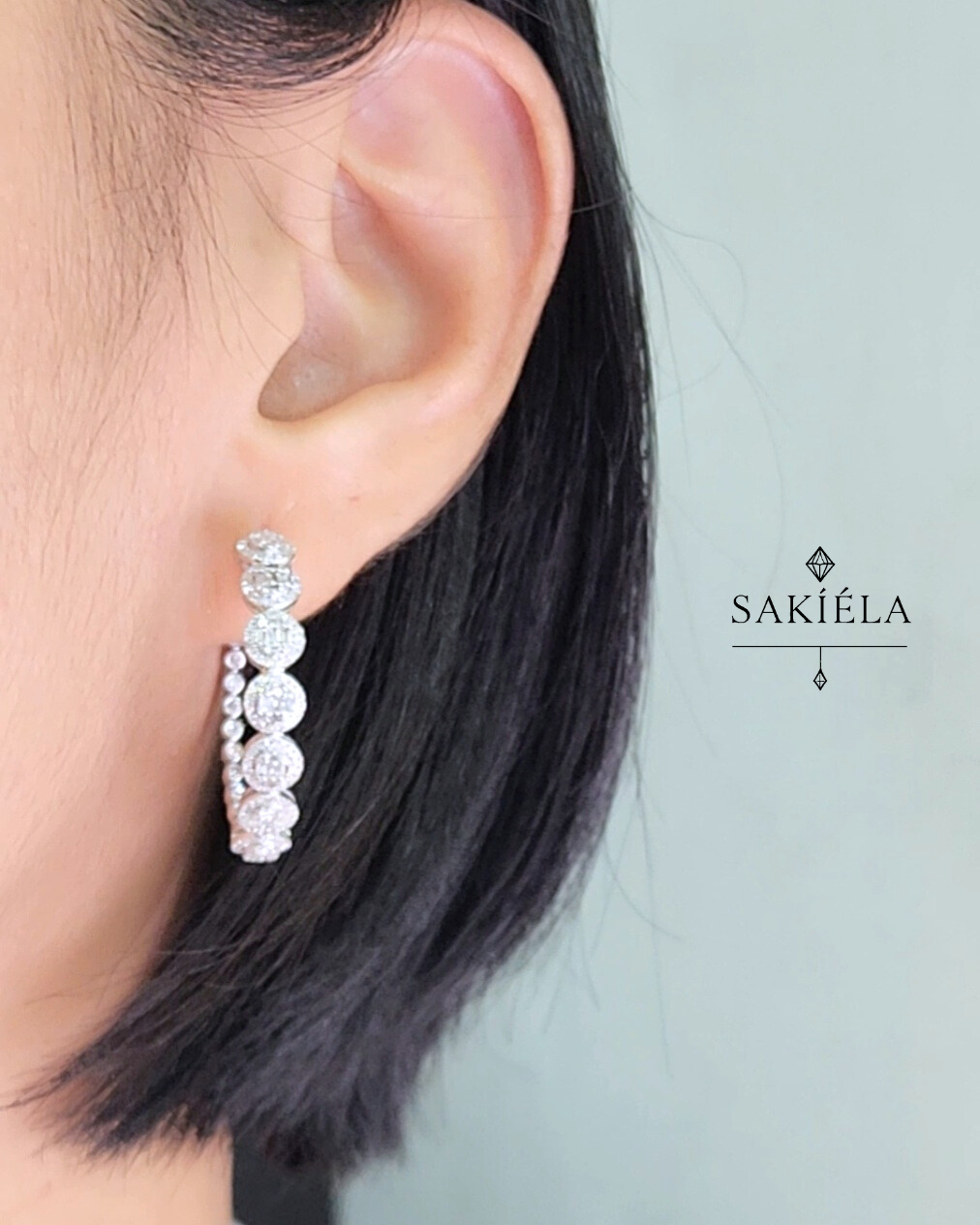 Hoop Earrings - 1.046cts