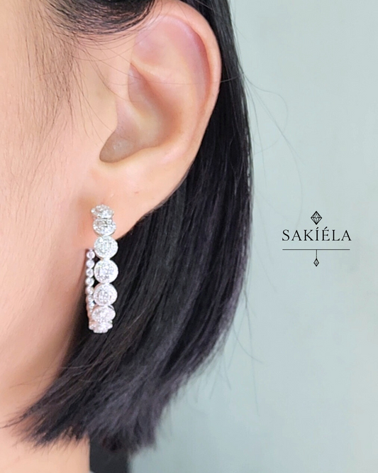Hoop Earrings - 1.046cts