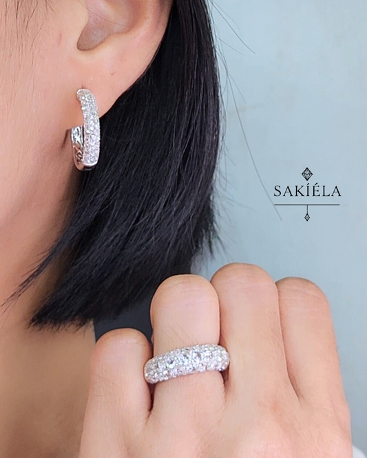 Diamond Ring & Earrings Set 36