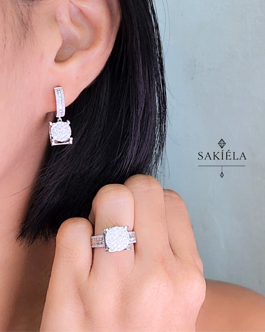 Diamond Ring & Earrings Set 38