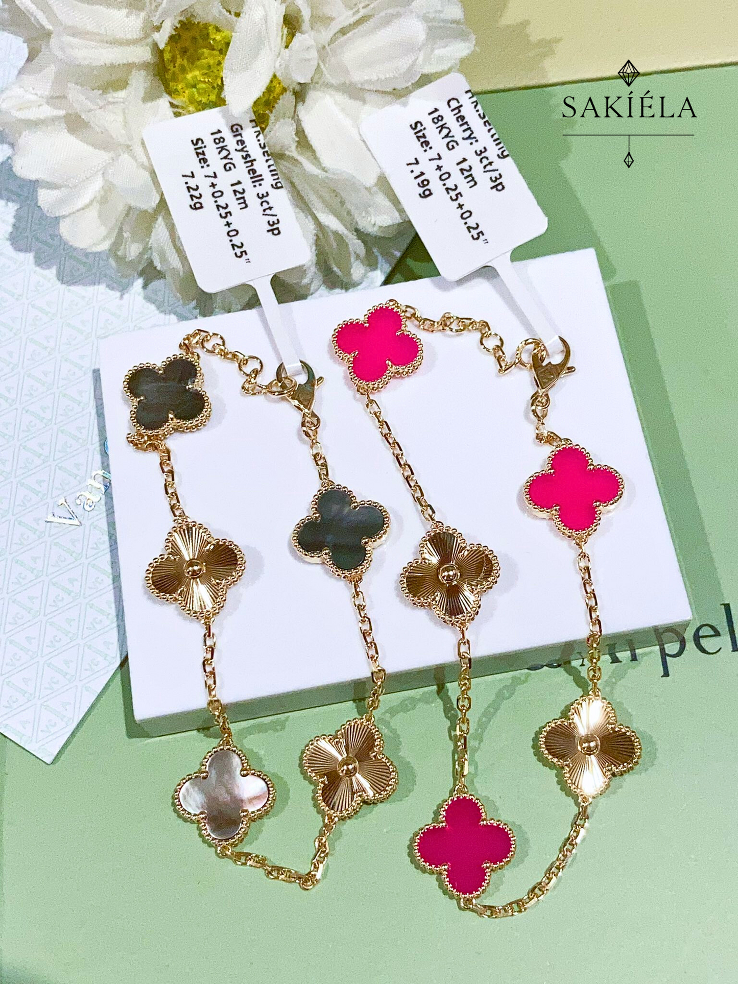 Van Cleef & Arpels Alhambra 5 Motif Bracelet