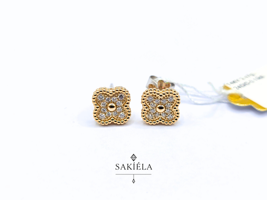 Van Cleef & Arpels' Alhambra Earrings (Yellow Gold)