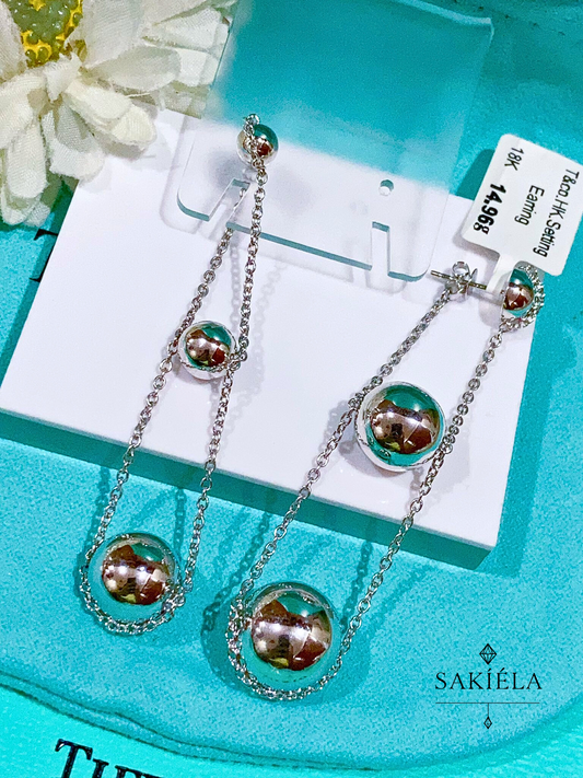 Tiffany HardWear Triple Drop Earrings