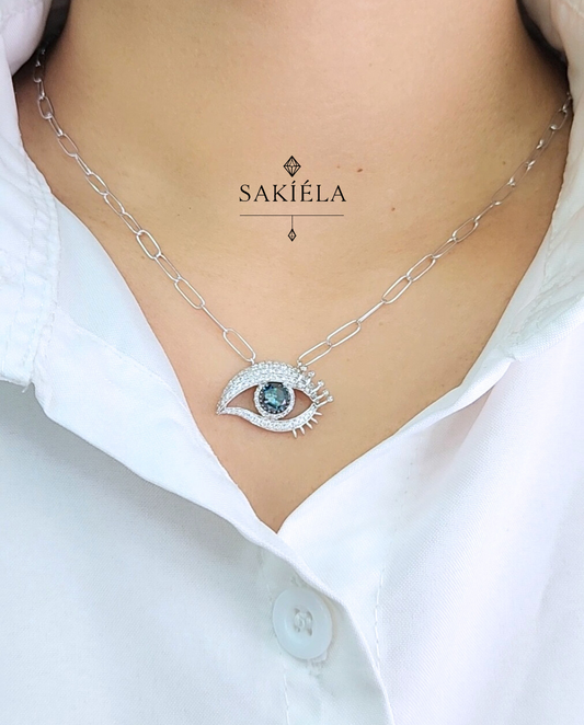 Evil Eye Necklace - 1.49cts