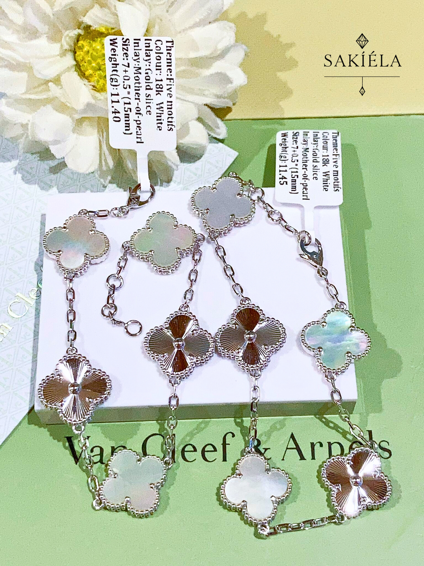 Van Cleef & Arpels Alhambra 5 Motif Bracelet