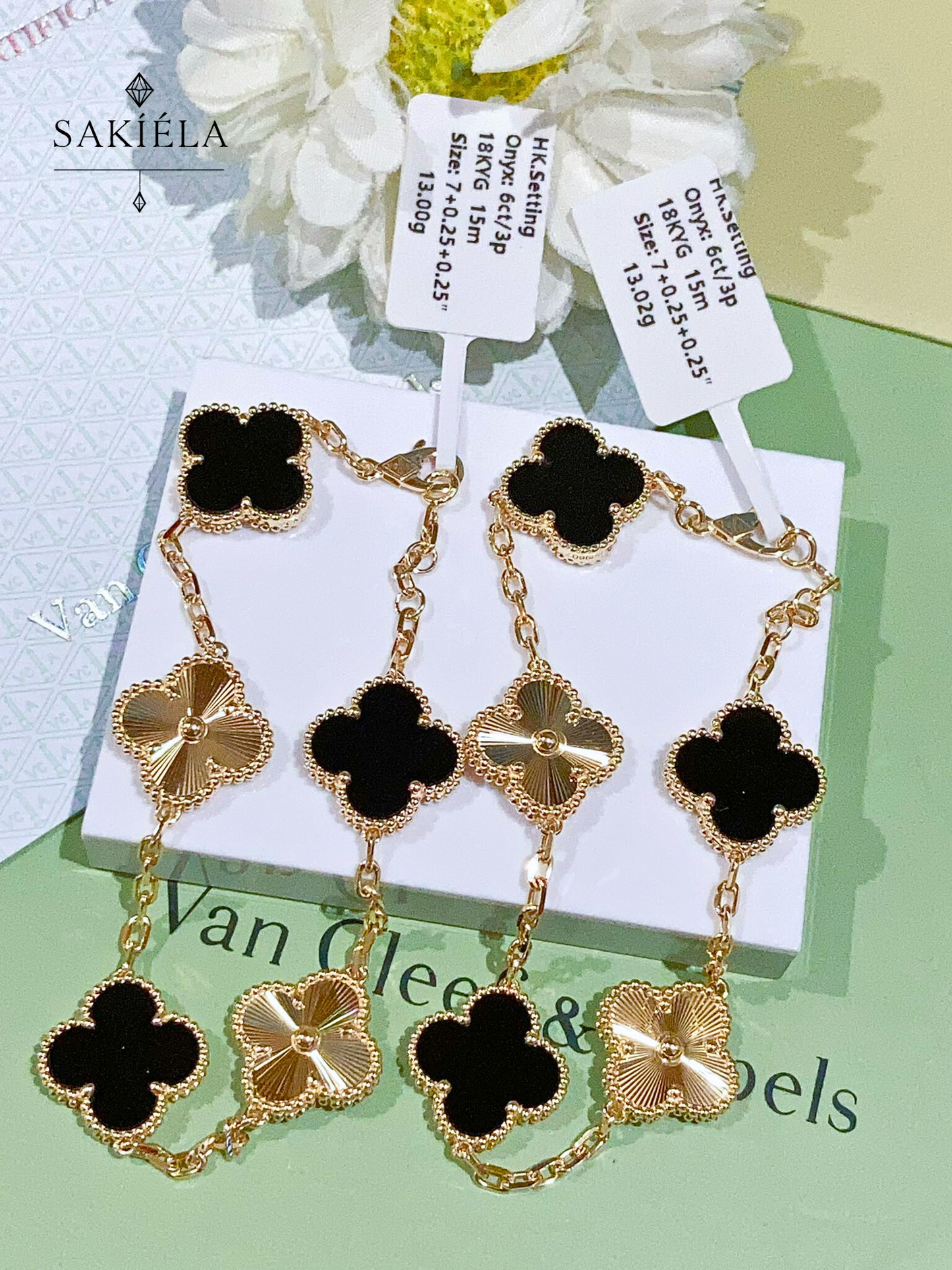 Van Cleef & Arpels Alhambra 5 Motif Bracelet