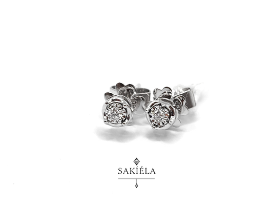 Stud Earrings - 0.06cts