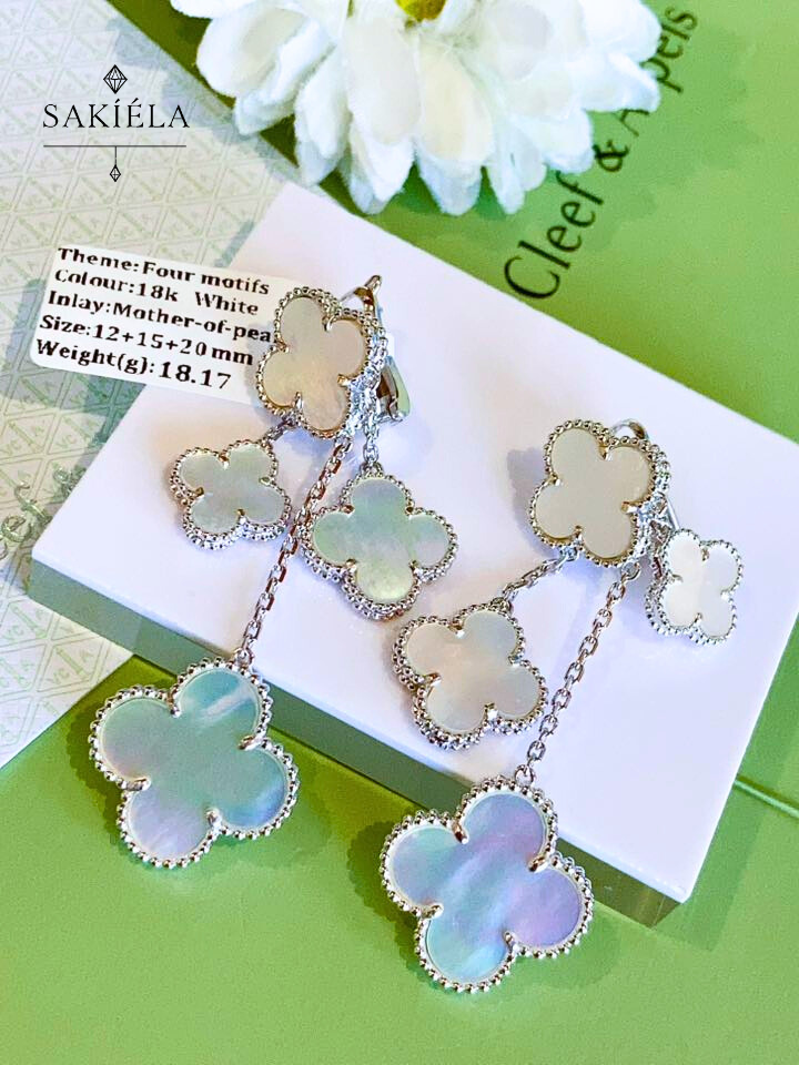 Van Cleef & Arpels Alhambra 4 Motifs Earrings