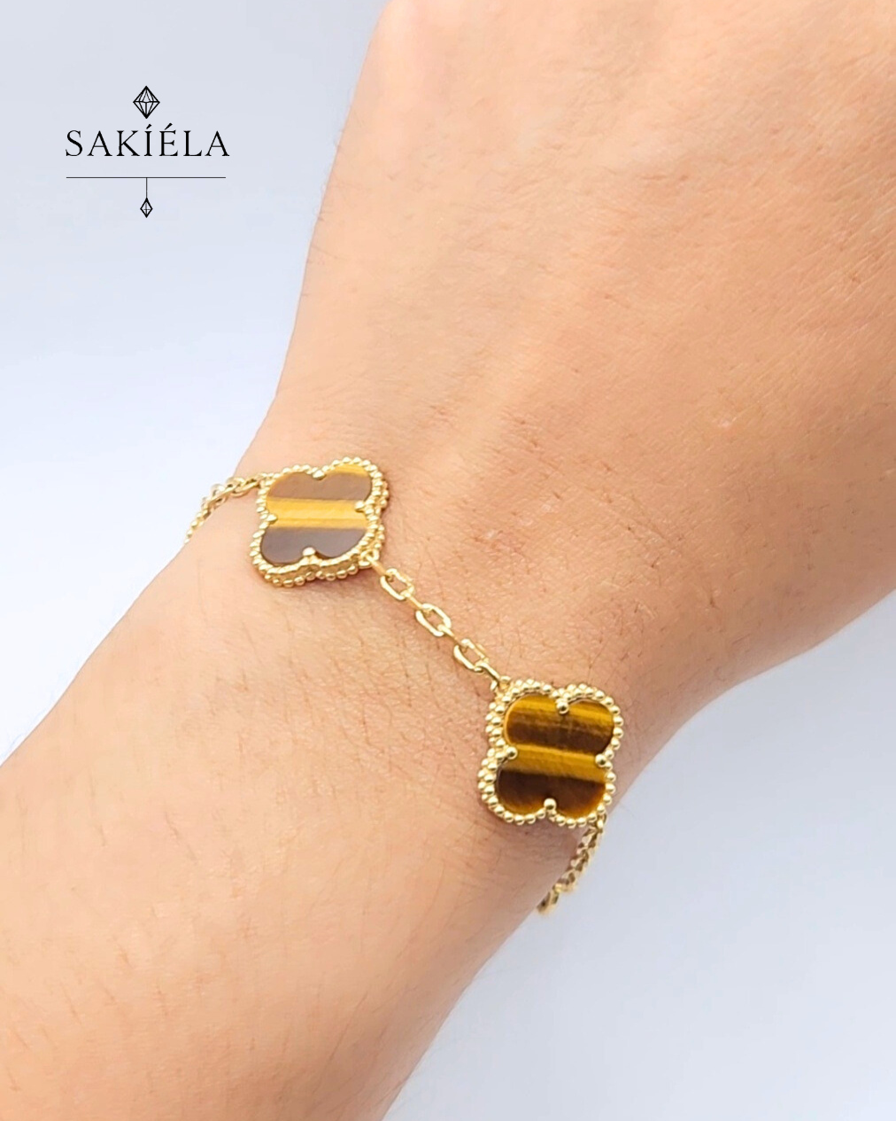 Van Cleef & Arpels' Alhambra Necklace and Bracelet