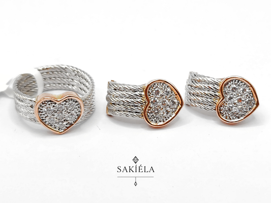 Diamond Ring & Earrings Set 56