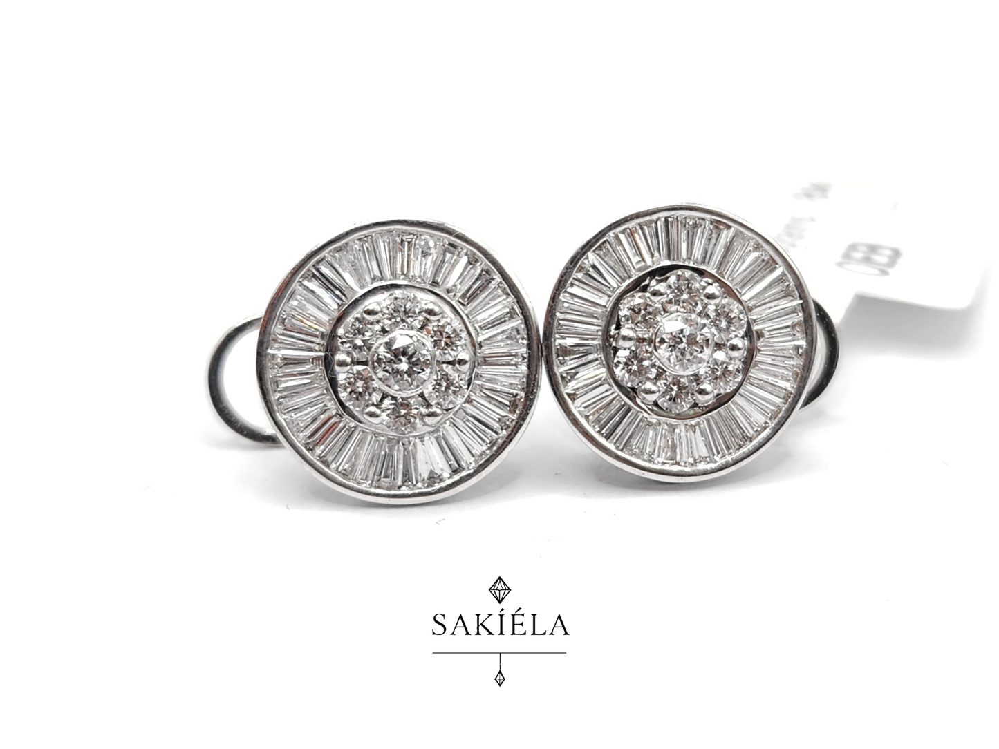 Circle Earrings - 2.5cts