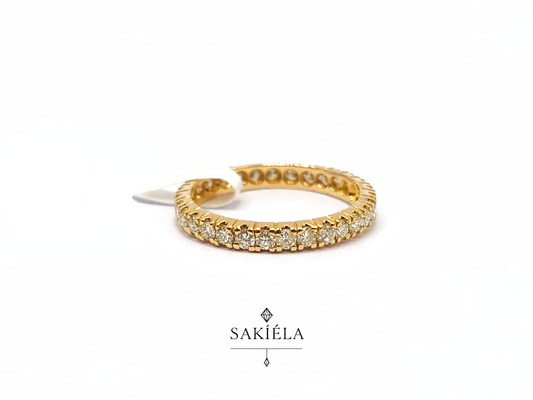 Tennis Ring (Yellow Gold) - 1ct