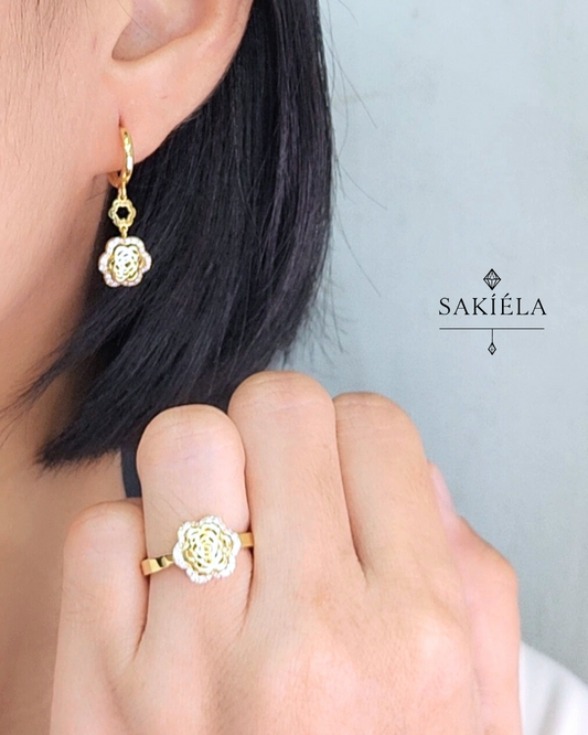 Diamond Ring & Earrings Set 39