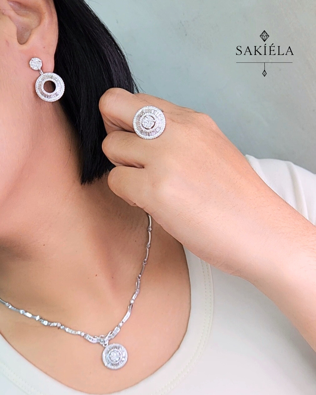 Diamond Halo Set - 3.40cts