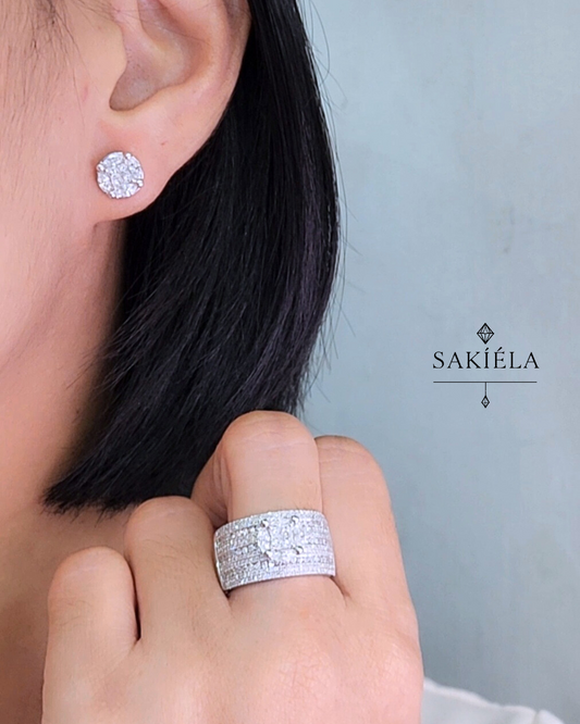 Diamond Ring & Earrings Set 29