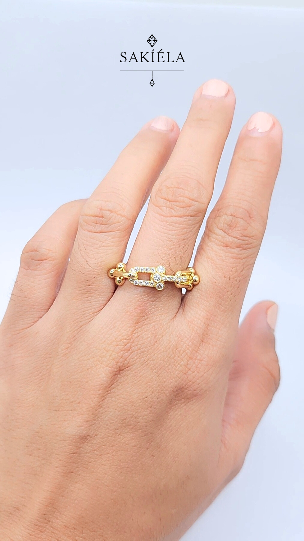 Diamond Tiffany HardWear Ring