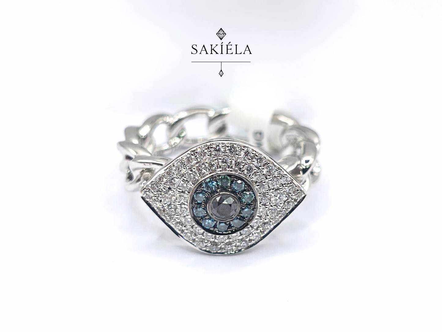 Evil Eye Ring - 0.55cts