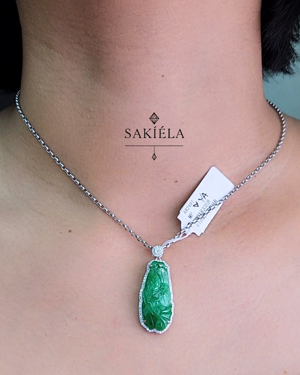 Jade Pendant - 11.73cts