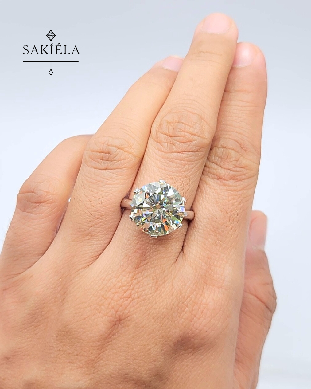 GIA-Certified Diamond Ring - 10.02cts