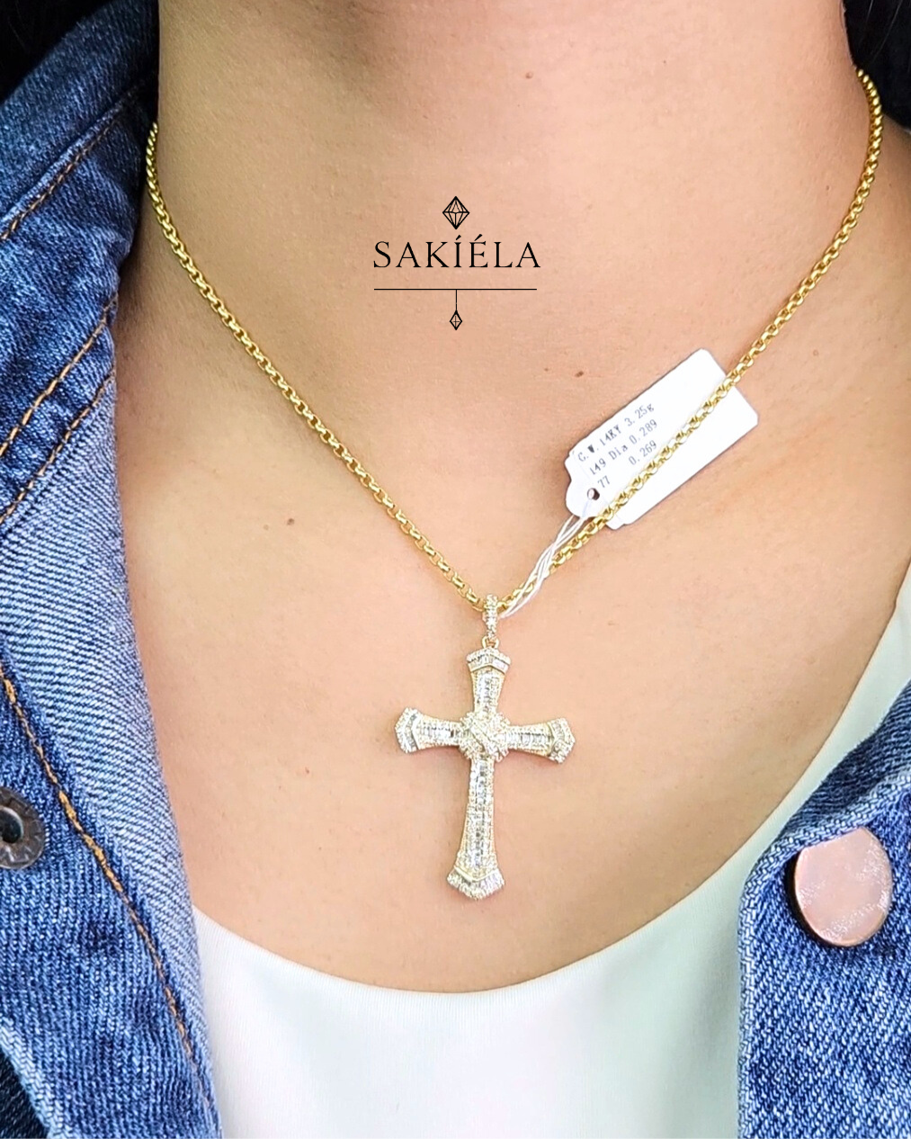 Cross Pendant - 0.56cts