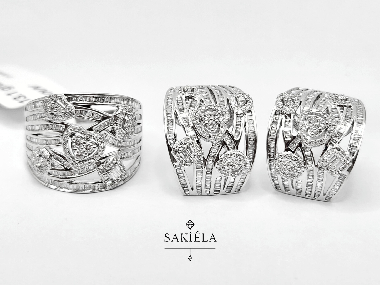 Diamond Ring & Earrings Set 94