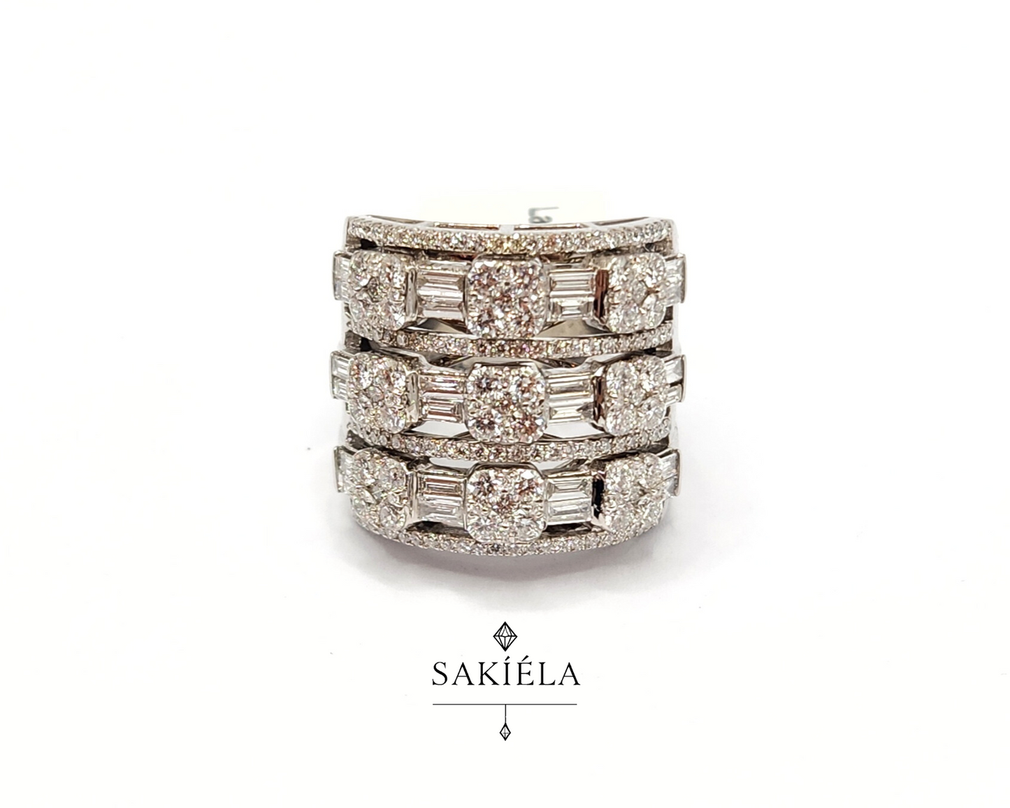 Stacked Ring - 2.91cts