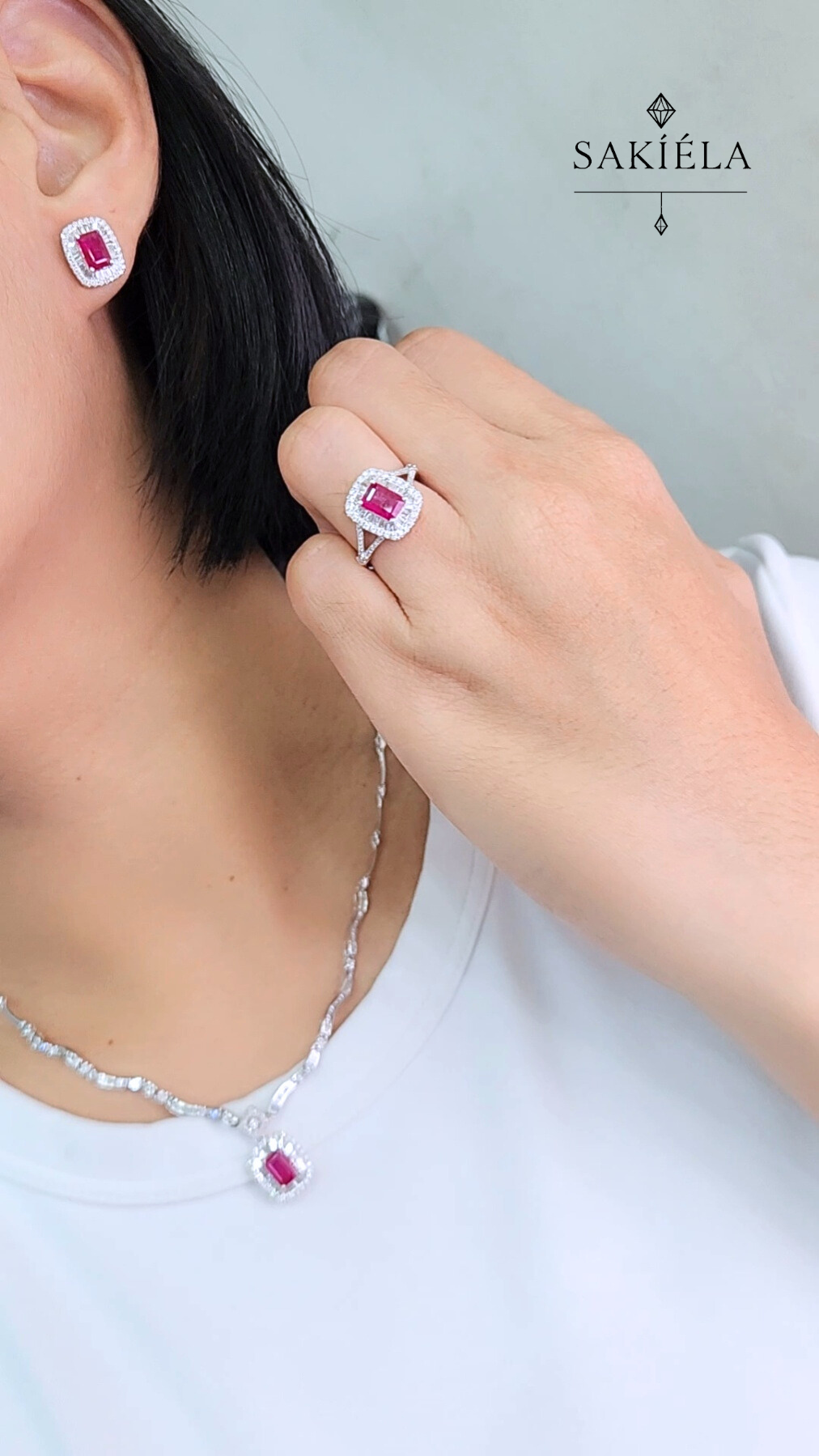 Diamond Ruby Set