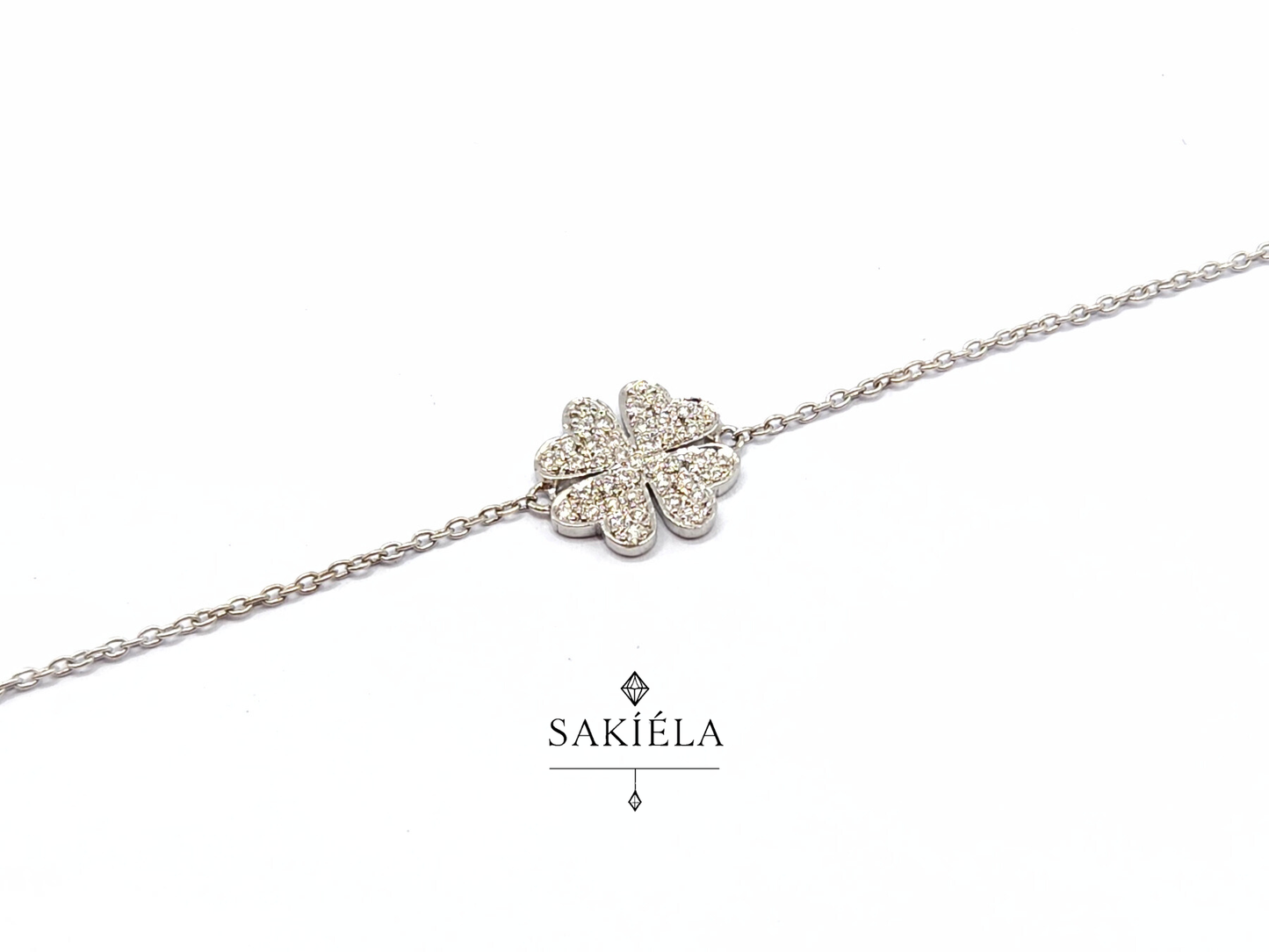 Clover Motif Bracelet - 0.50cts