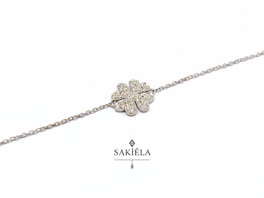 Clover Motif Bracelet - 0.50cts