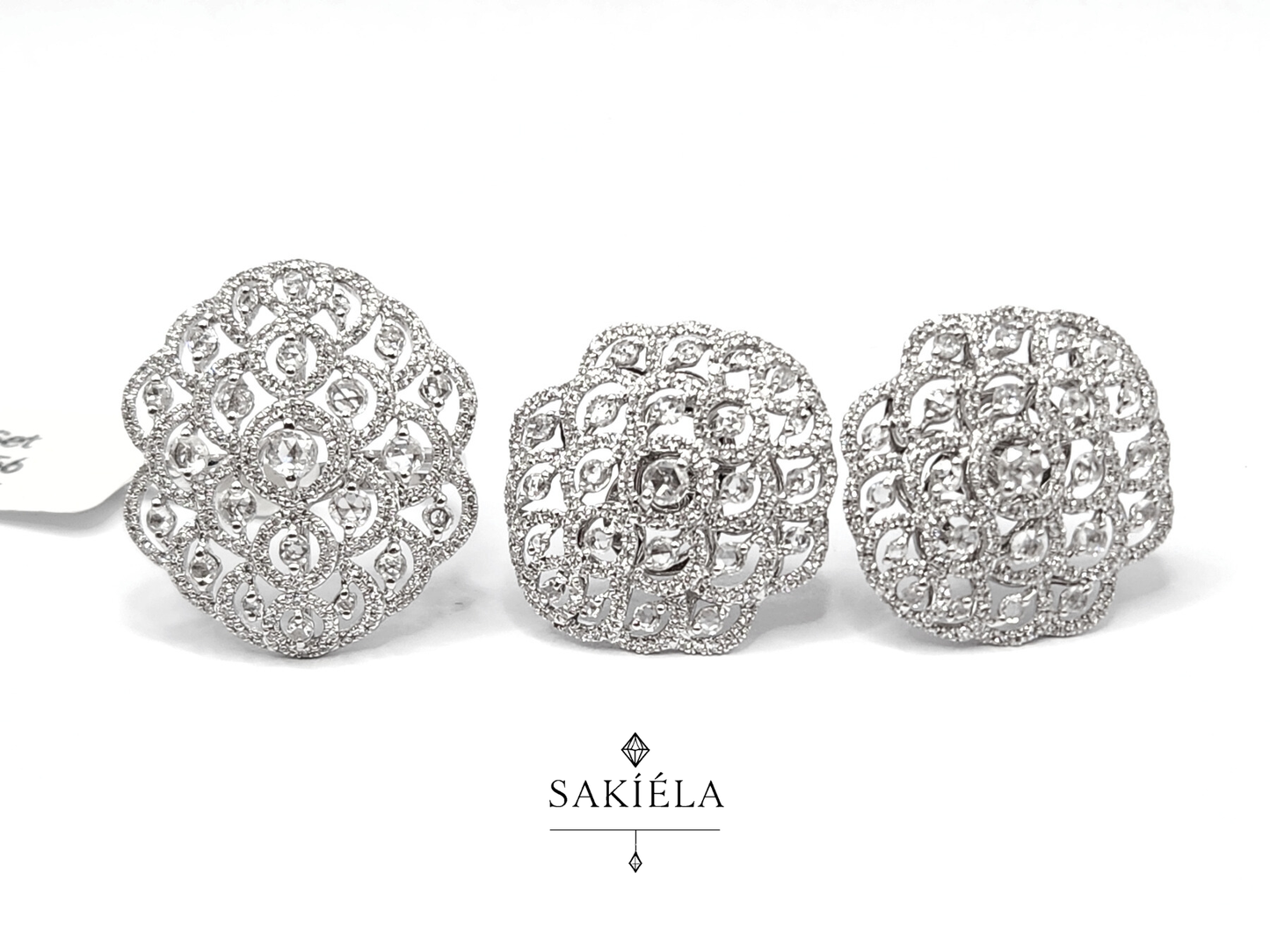 Diamond Ring & Earrings Set 67