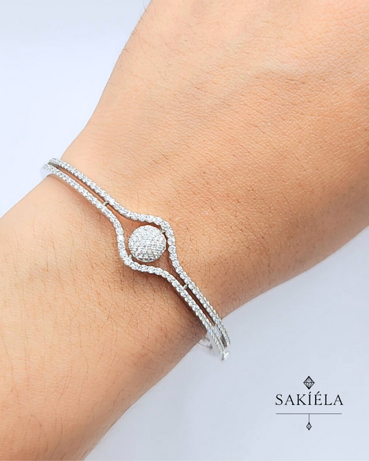 Evil Eye Bangle - 1.20cts