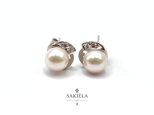 Pearl Stud Earrings