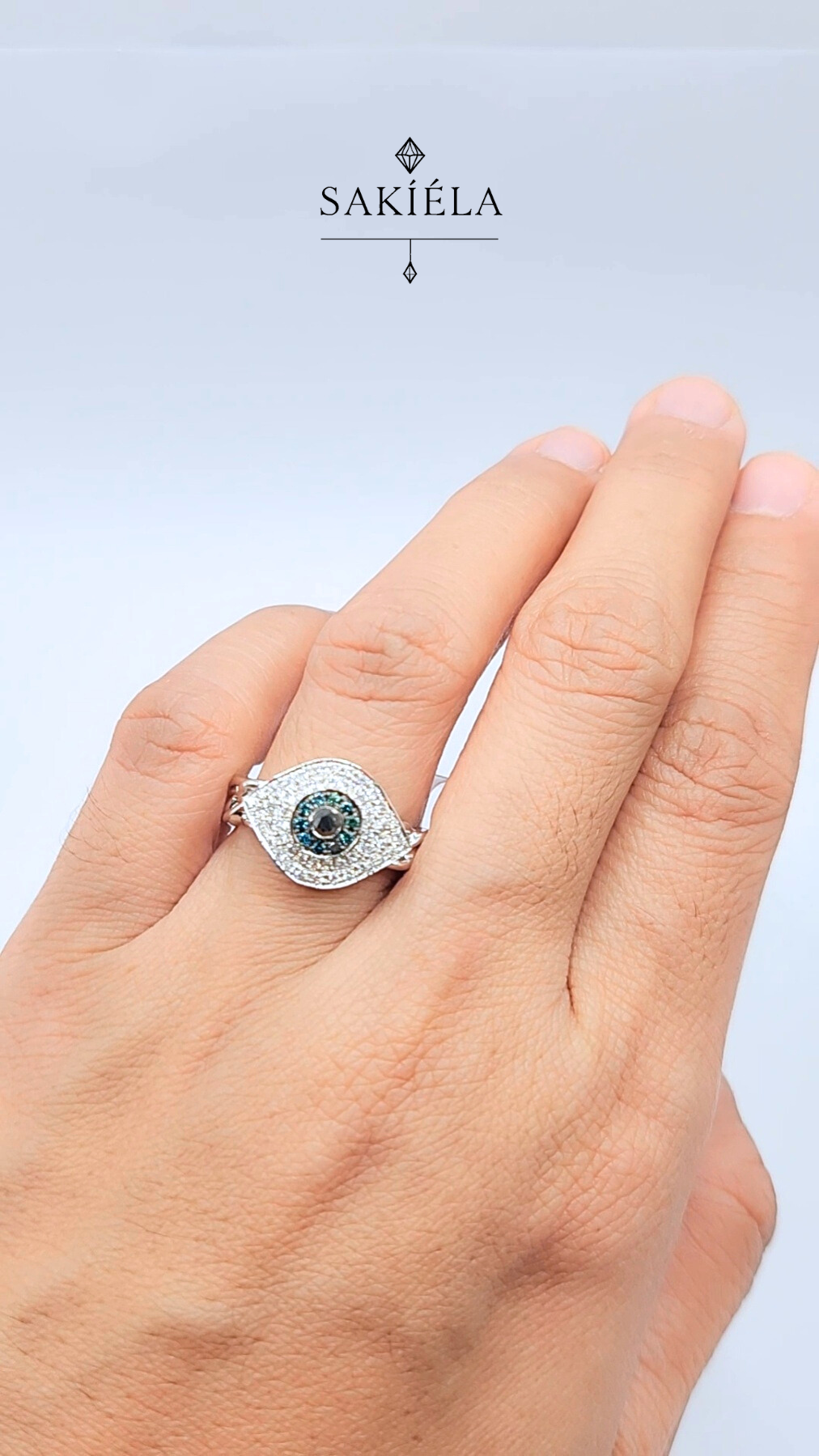 Evil Eye Ring - 0.55cts