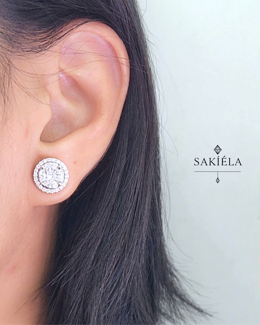 2-Way Stud Earrings - 1.545cts