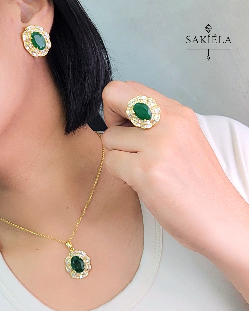 Diamond Emerald Set 1