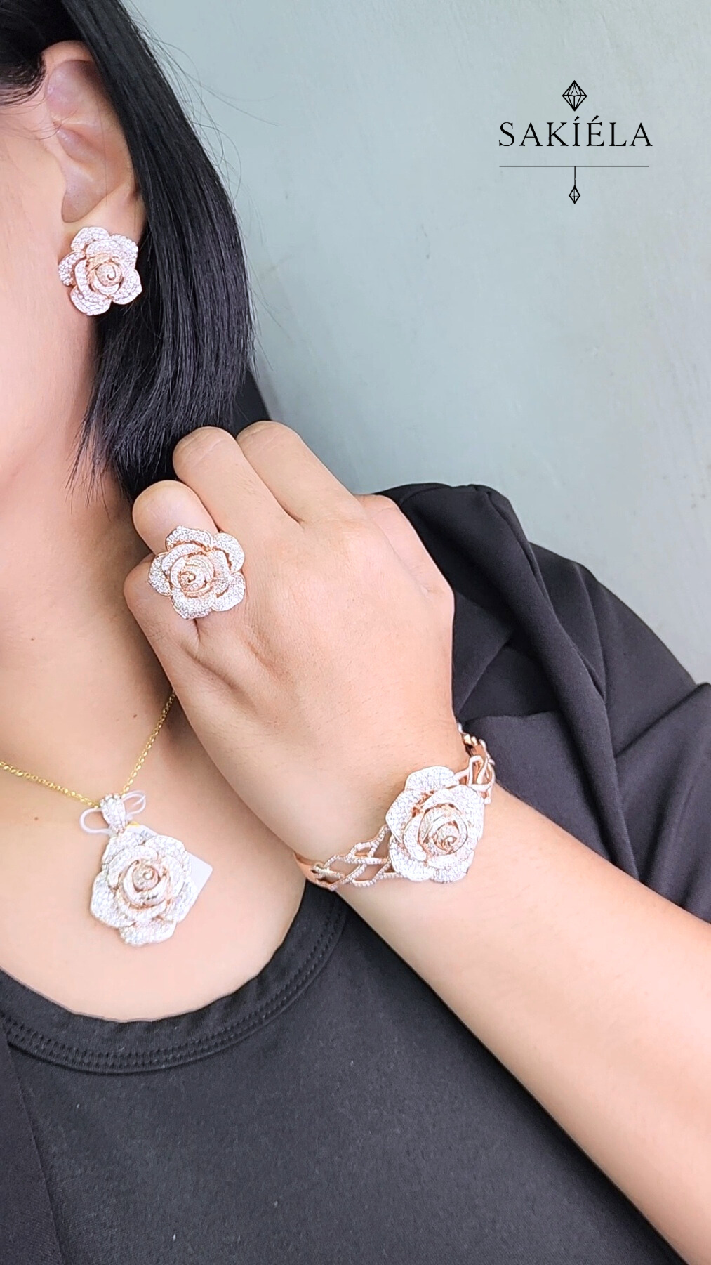 Diamond Flower Set
