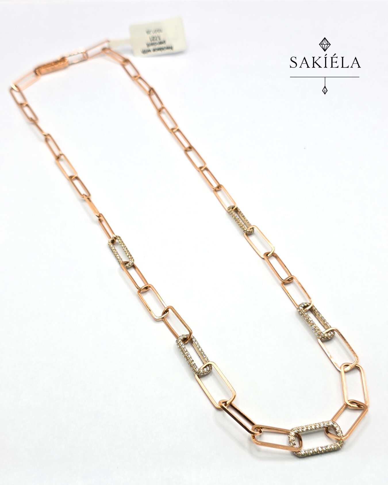 Chain-link Necklace - 5cts